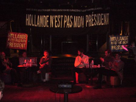 Des personnes arrêtées après la manifestation anti-Hollande